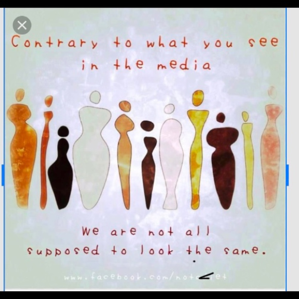 All women our created equal no matter our size.